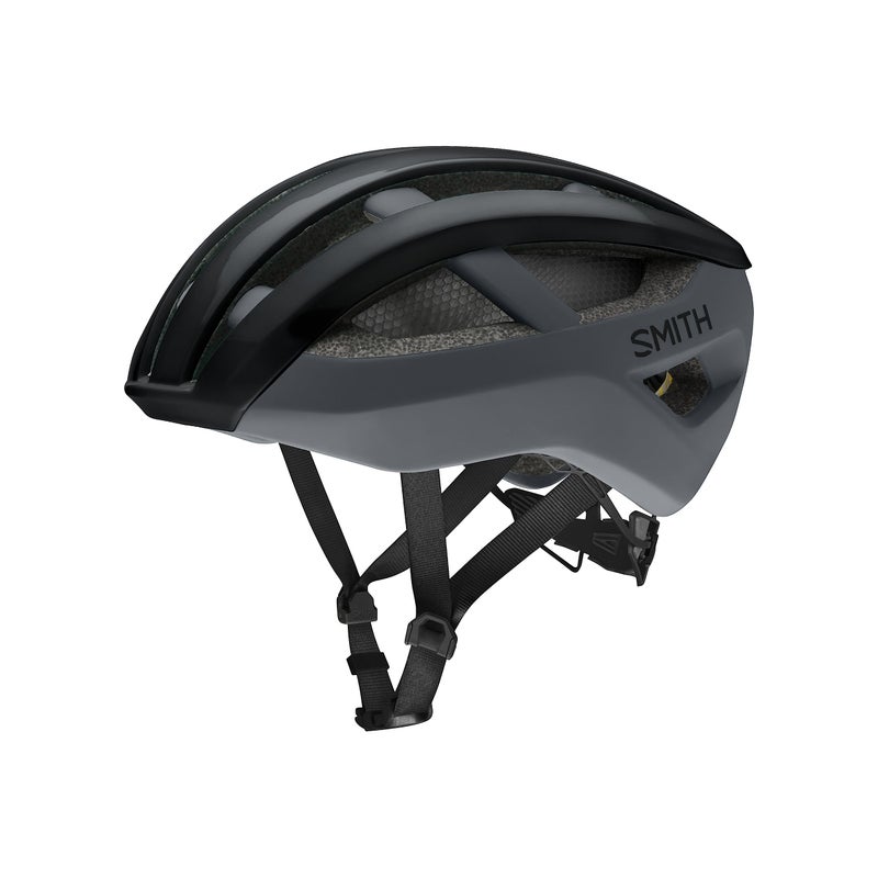 SMITH Network Cycling Helmet â€“ Versatile Adult Road or MTB Bike Helmet with MIPS Technology + Zonal Koroyd Coverage â€“ Lightweight Impact Protection for Men & Women â€“ Matte Black/White Cement, Small - Image 1