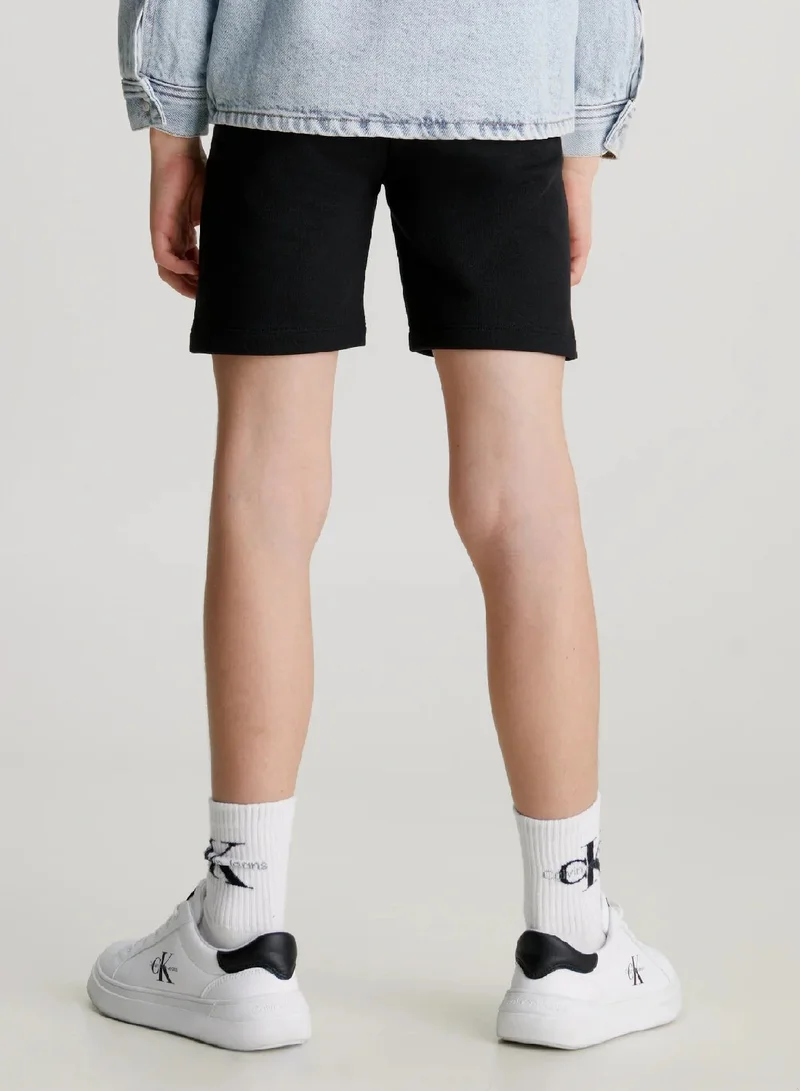 Calvin Klein Jeans Logo Terry Jogger Shorts