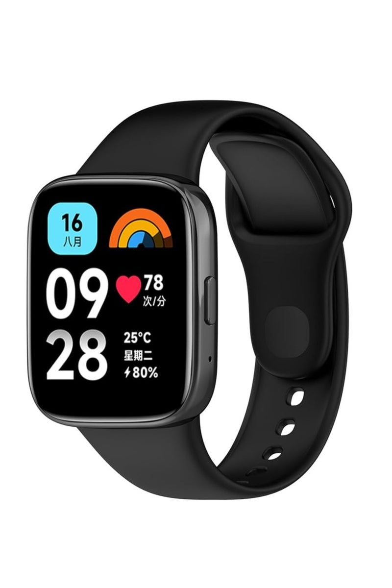 Silicone Strap Compatible with Redmi Watch3 Lite/Redmi Watch 3 Active, Replacement Watch Strap, Quick Change Wristband for Redmi Watch3 Lite/Redmi Watch 3 Active - Image 2