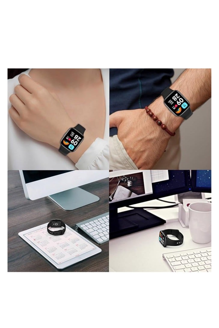 Silicone Strap Compatible with Redmi Watch3 Lite/Redmi Watch 3 Active, Replacement Watch Strap, Quick Change Wristband for Redmi Watch3 Lite/Redmi Watch 3 Active - Image 3