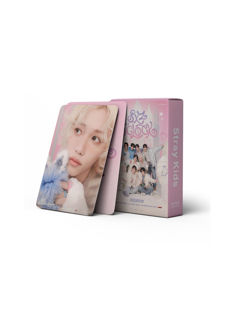 NIBEMINENT 55 Pcs Kpop Stray Kids Lomo Cards Card For Fans Collection Gifts - Image 2
