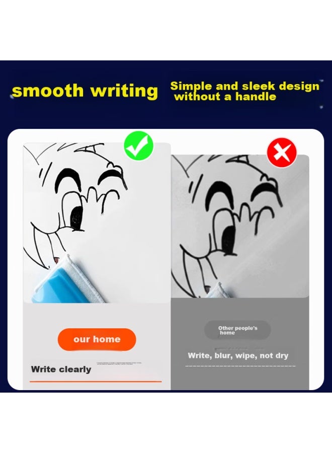 X100cm Whiteboard Wall Sticker, Non-damaging To Walls, Removable, Magnetic, Soft Whiteboard, Writing Board, Hanging Small Blackboard, Office Meeting Teaching, Home Use, Erasable Small Whiteboard Paper - Image 3