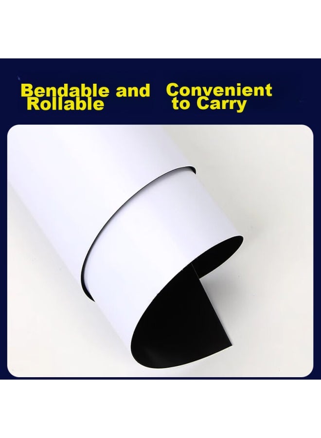 X100cm Whiteboard Wall Sticker, Non-damaging To Walls, Removable, Magnetic, Soft Whiteboard, Writing Board, Hanging Small Blackboard, Office Meeting Teaching, Home Use, Erasable Small Whiteboard Paper - Image 5