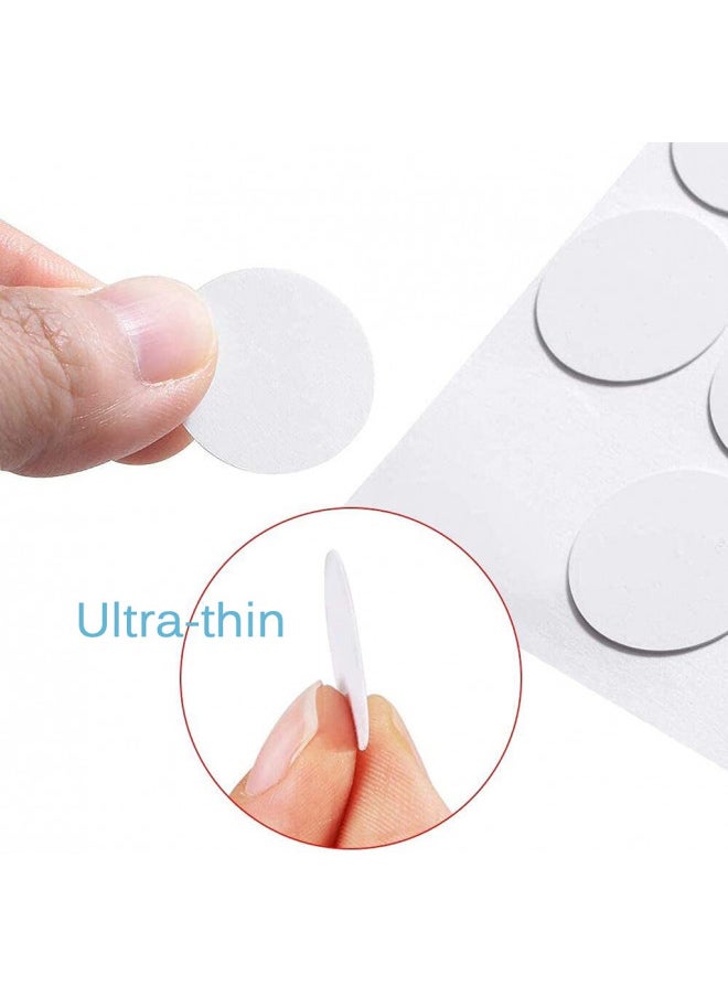 Yining Self-Adhesive Screw Hole Stickers, 384pcs-0.59inch/15mm Self-Adhesive Screw Covers Caps Dust Proof Sticker for Wood Screw-White (384pcs-0.59inch/15mm)  - Image 3