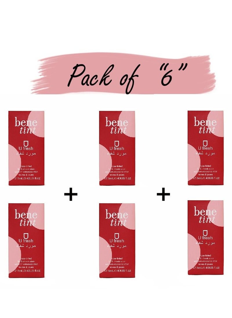 U fresh - 6-Piece Bene Tint Lip Glossy - Image 1