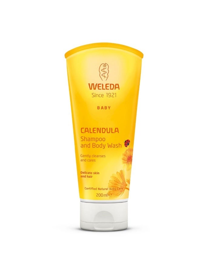 Weleda Calendula Baby Shampoo & Body Wash 200ml