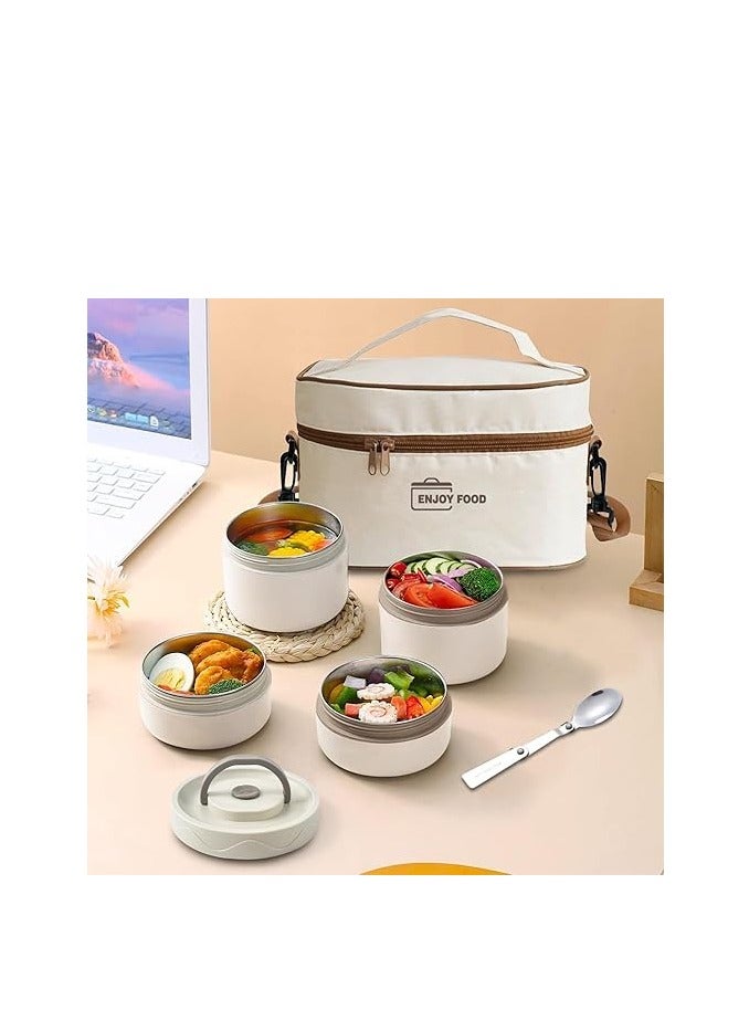 صندوق غداء حراري قابل للاستخدام في الميكروويف - حاويات معزولة مانعة للتسرب - Image 2