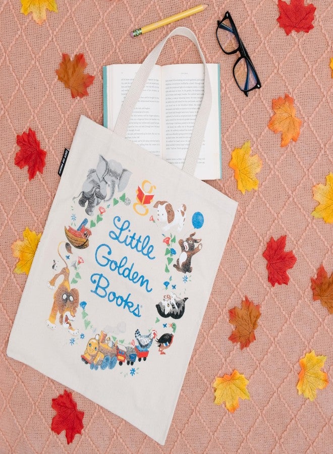 Out of Print Little Golden Books Tote Bag with Inner Pocket - Gift for Book Lovers - Image 4