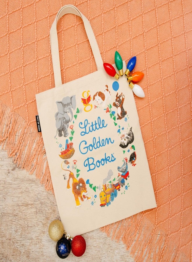 Out of Print Little Golden Books Tote Bag with Inner Pocket - Gift for Book Lovers - Image 5