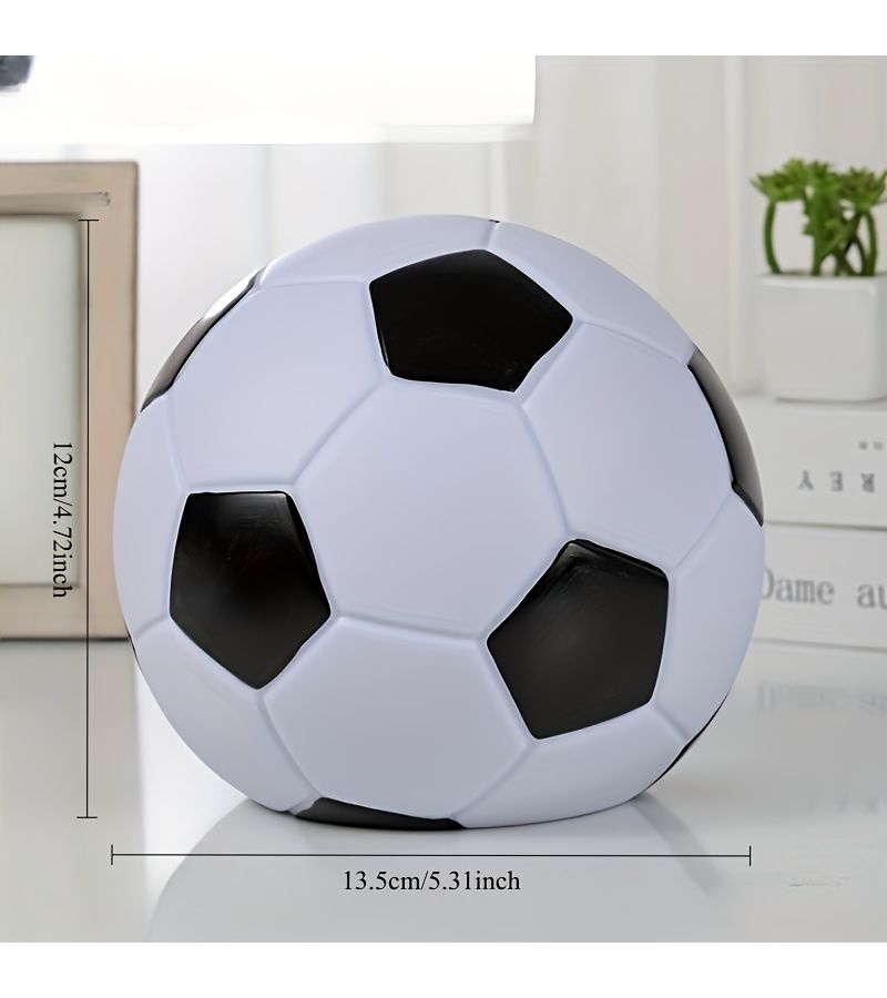Football Money Jar Large Capacity Easy Deposit for Sports Fans - Image 2