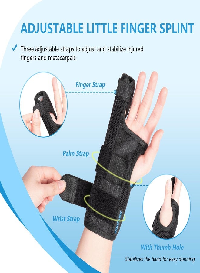 joingood Pinky Finger Splint, Finger Splint for Pinky, Broken Pinky Finger Brace, Little Finger Splint,Metacarpal Finger Splint Hand Brace for Trigger Finger Arthritis,Finger Splint Pinky Right Hand,M - Image 4