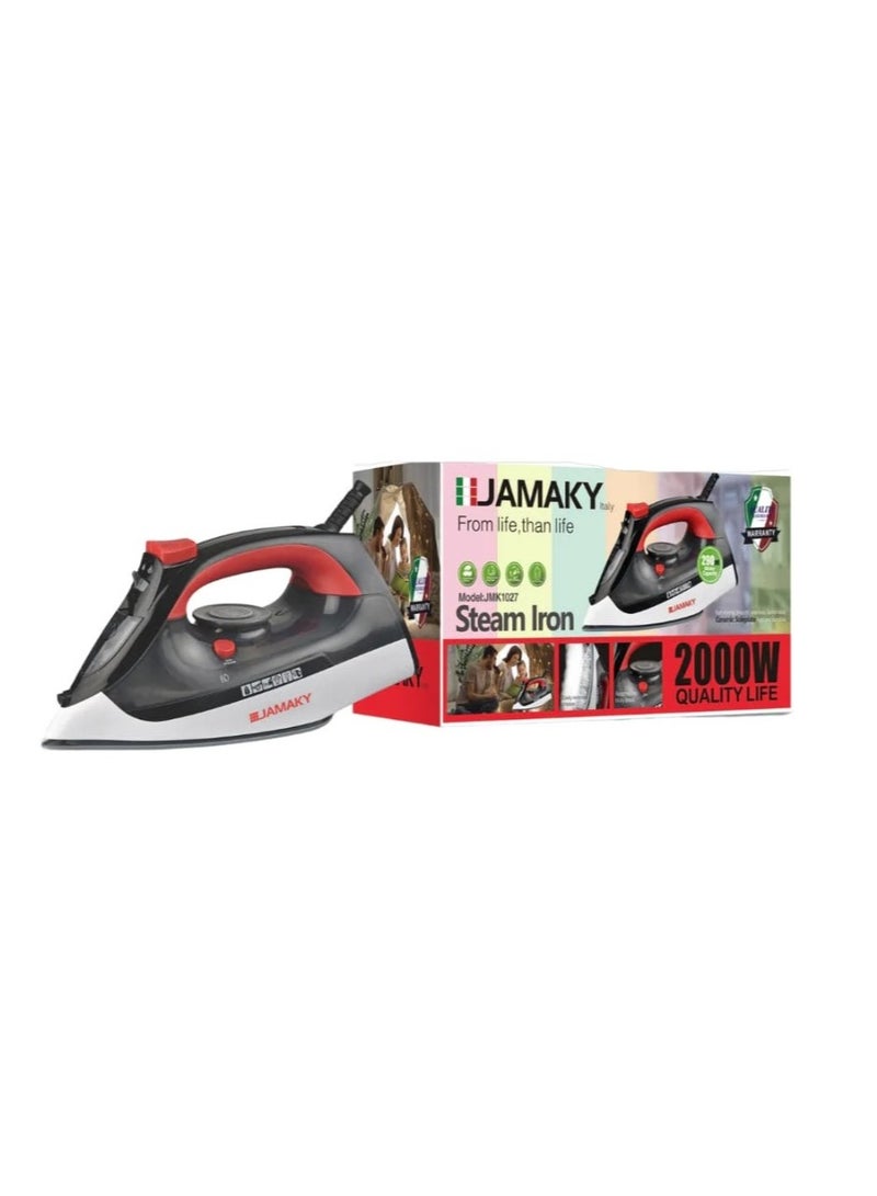 JAMAKY Italy Jumaki JMK1027 Garment Steamer, 2000 Watt, 290 ml Capacity
