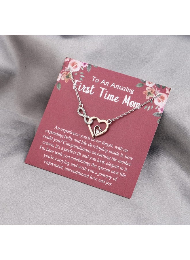 MYOSPARK هدية للأم المستقبلية قلادة للأم الجديدة بطاقة رسالة للأم لأول مرة مجوهرات إعلان عن الطفل هدية مجوهرات (بطاقة الأم لأول مرة) - Image 4