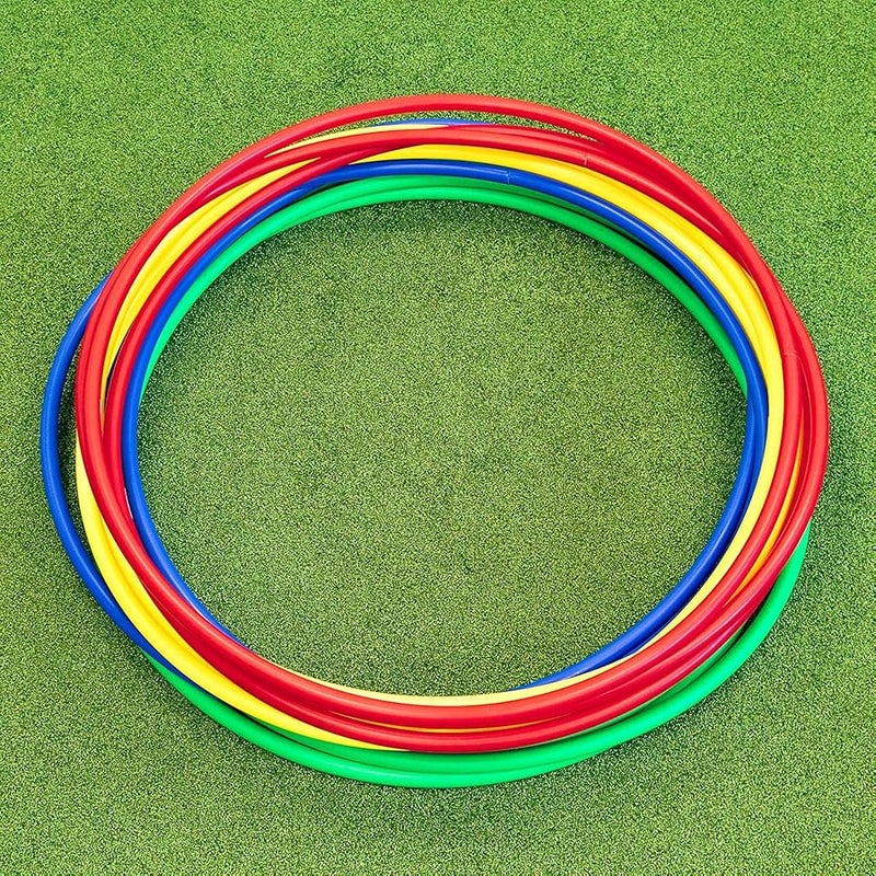 METIS Hula Hoops | Pack of 6 or 12 | Fitness, Exercise, Gymnastics, Kids, Adults, Dog Agility 【Available in 4 Sizes】 - Image 1