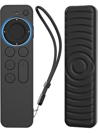Protective Case For Tv Siri Remote 2021 Non Slip Shock Resistant Durable Silicone Case For Tv 4K Gen 2 2021 Remote Silicone Remote Control Case With Lanyard Black - pzsku/Z2DE04195D8E62CD8EAEFZ/45/_/1740992128/1c093dc5-bdfa-45d8-a6e5-4b75e12c7759