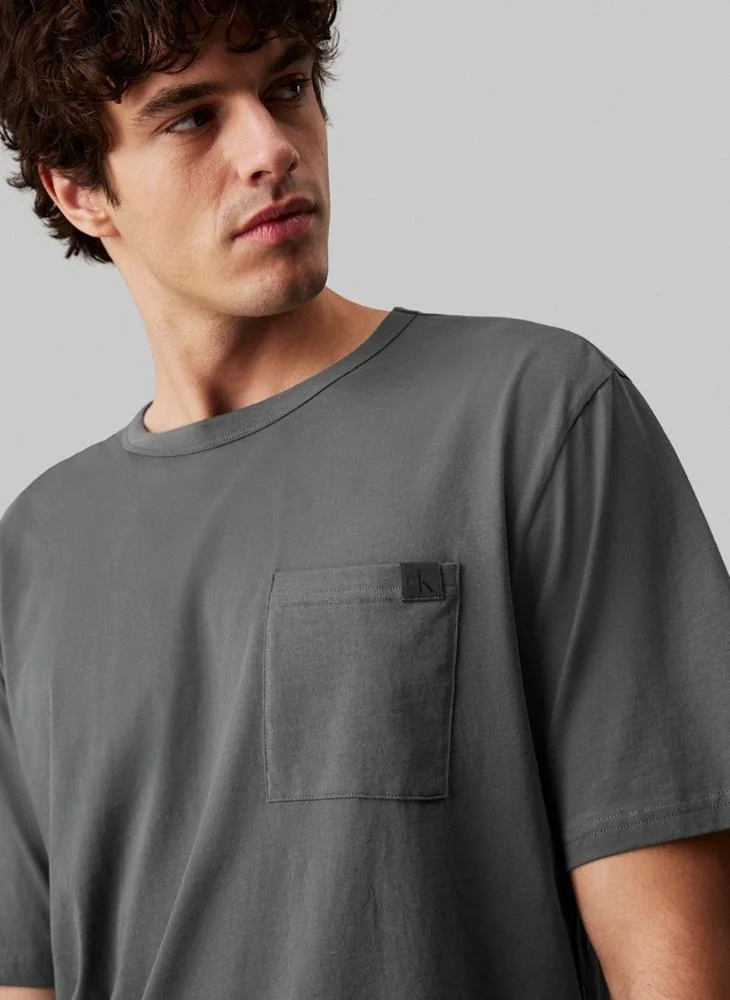 كالفن كلاين Logo Crew Neck T-Shirt & Boxer Set