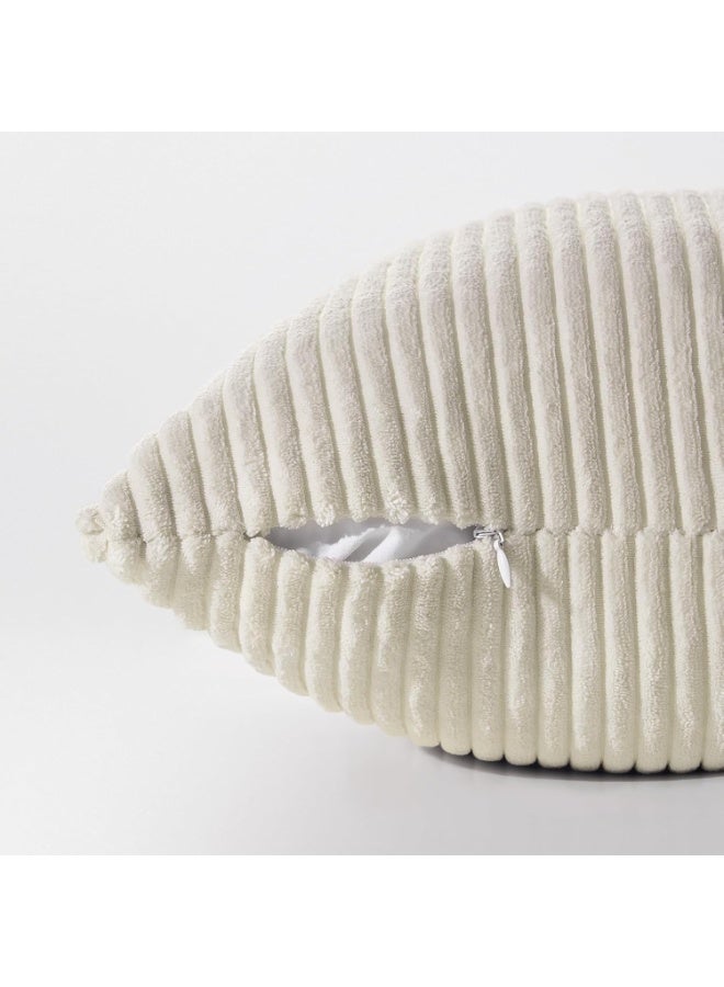 Beauenty Cushion Cover, 40 x 40 cm, Cream Corduroy, Set of 2, Striped Pattern, Cushion Covers, Sofa Cushion, Couch Cushion, Decorative Cushion Cover, Living Room - Image 5