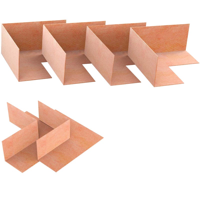 Muschbath 6 Pack Inside Waterproof Membrane4 Pack Inside 2 Pack Outside Waterproofing Membrane Seamlessly Fits The Corner for Bathroom Shower Steam Room Toilet Kitchen - Image 2