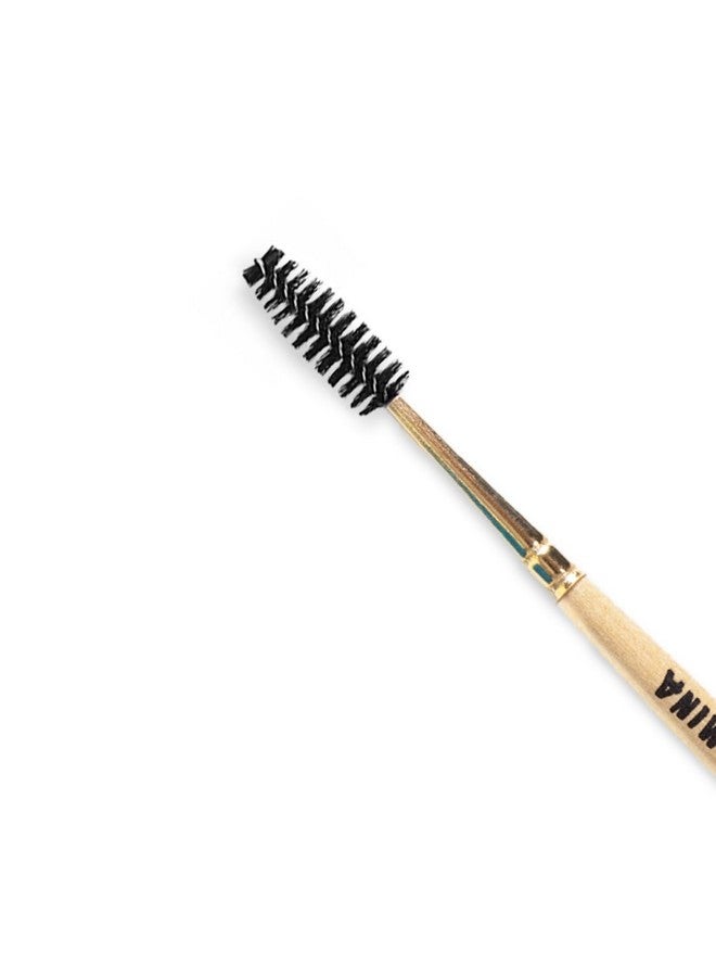 MinaiBrow Mina Ibrow Duo Mascara Eyebrow Brush ; Premium Quality Angled Eyebrow Brush And Spoolie Brush For Eyebrow Pomade, Henna, Liner, Shaper, Wax, Lamination, Tint & Makeup - Image 4