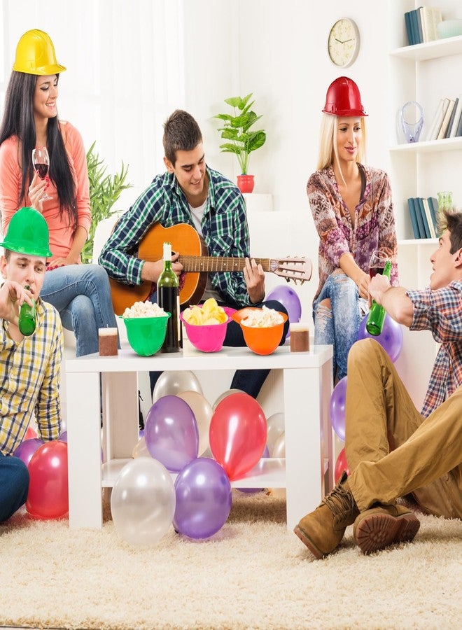 Gejoy 24 Pcs Construction Party Hats Bulk Plastic Construction Hard Hat Suitable for Worker Costume Role Playing Birthday Supplies Dress Up Party - Image 5