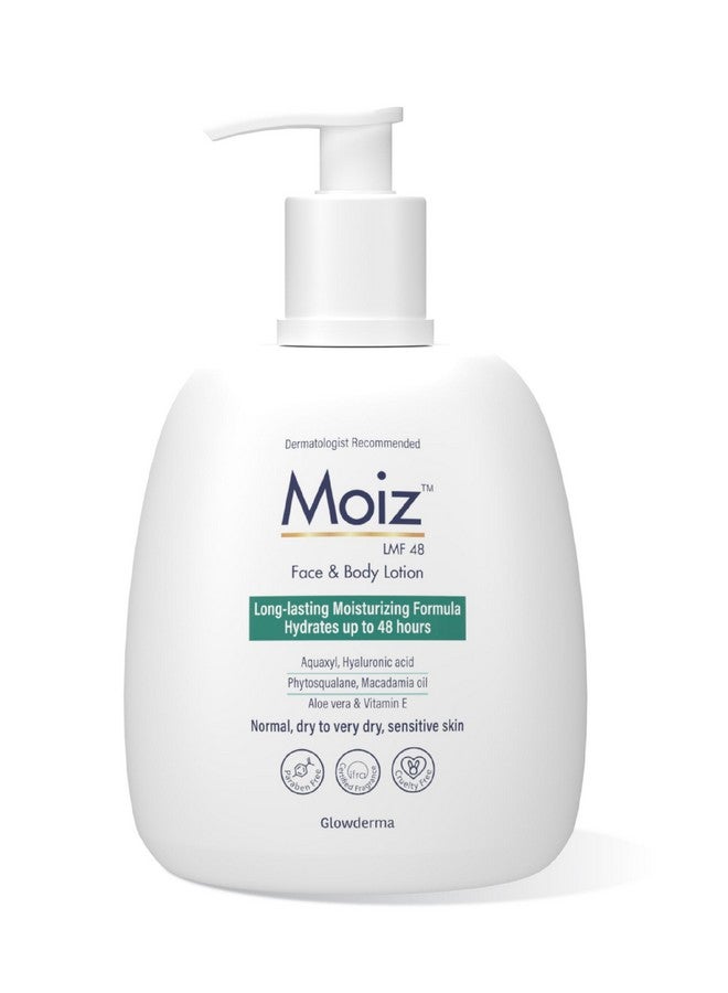 MOIZ Lmf 48 Lotion 48 Hour Longlasting Moisturizer Dermatologically Tested Noncomedogenic Paraben & Crueltyfree 200Ml - Image 1
