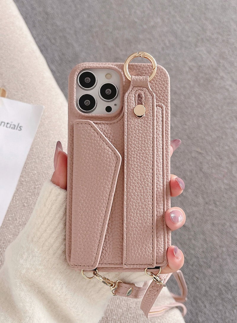 Suteni Back Cover Card Slots Leather Phone Case for iPhone  - Image 1
