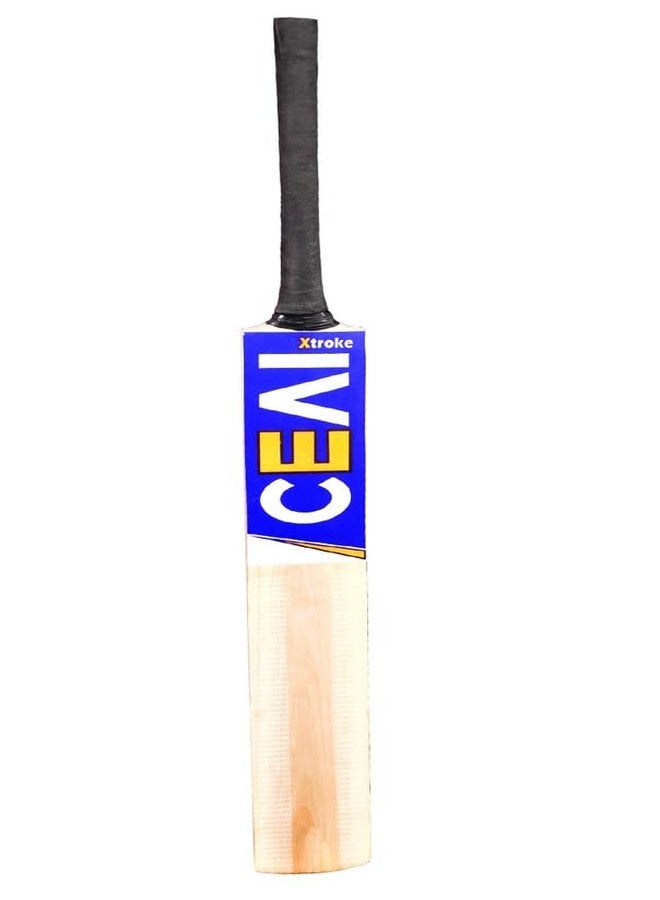 XTROKE CEAI Scoop Design Popular Willow Premium Cricket Bat with Ball for Men's & Adult, Advance Play All Tennis Ball, Tournament Match (Size Full) - Image 5
