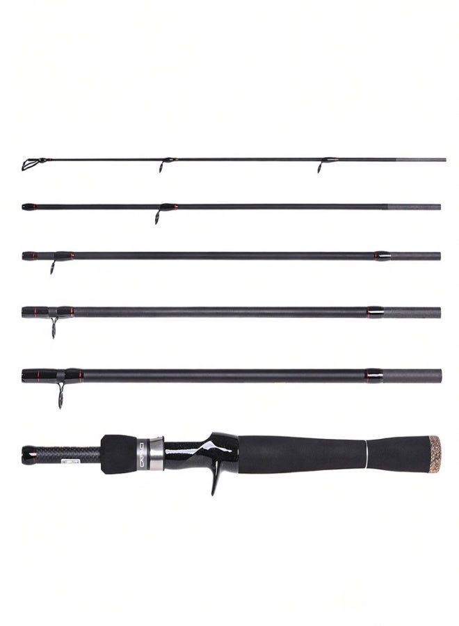 CAPACI 2.1m / 2.4m 6 Sections Carbon Spinning Casting Fishing Rod Lure Fishing Rod Hand Pole Fishing Tackle - Image 3