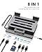 NXPGKEA iPad Pro USB C Hub Stand Multiport Adapter for iPad Pro M4 M3 M2 M1 13 129 11 Inch iPad Air Docking Station Foldable 4K 60Hz HDMI PD Charging SDTF Card Reader 3 USB 30 35mm Audio - Image 2