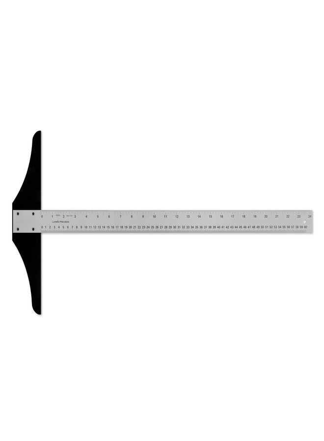 Ludwig Precision Standard Aluminum T-Square for Art Framing & Drafting, 24-inch - Image 1