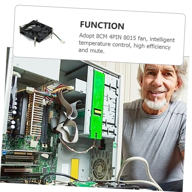 Thin Design CPU Cooling Fan Heat Sink Compatible with Multiple Sockets - Image 5