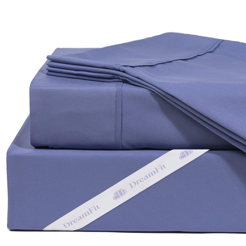 DreamFit Degree 3 Pima Cotton King Sheet Set Blue
