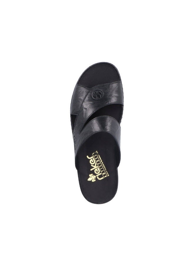 rieker - Rieker Mens Arabic Sandals 23974-02 Massa Black 116-1043 - Image 1