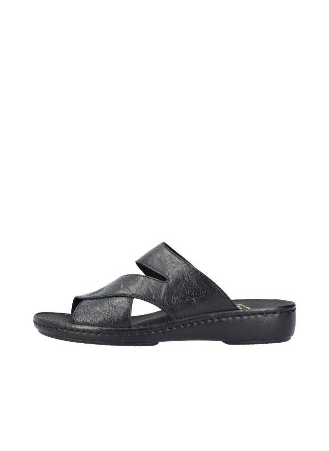 rieker - Rieker Mens Arabic Sandals 23974-02 Massa Black 116-1043 - Image 1