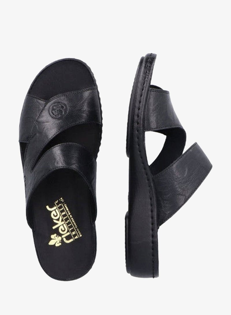 ريكر صنادل رجالي ريكر 23974-02 ماسا أسود - Image 2