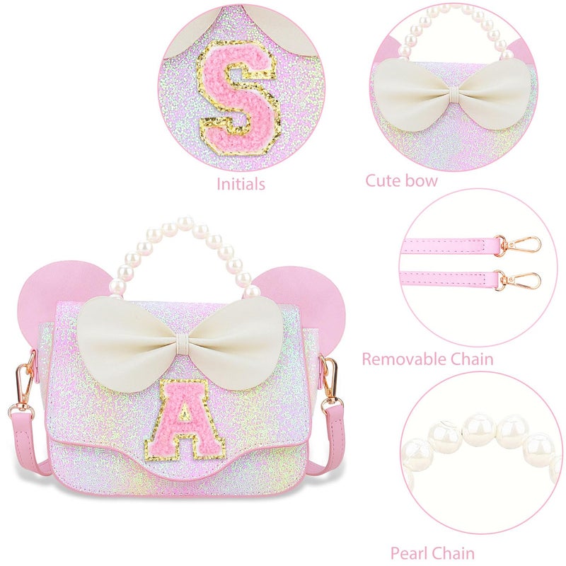 Luchike Girls Purse for Toddler Birthday Gifts - Little Girl Purse Kids Crossbody Bag for Princess Handbags Christmas Gifts A - Image 4