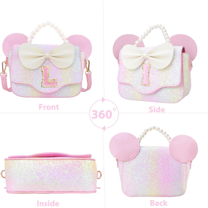 Luchike Girls Purse for Toddler Birthday Gifts - Little Girl Purse Kids Crossbody Bag for Princess Handbags Christmas Gifts A - Image 5