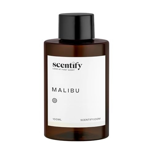 Scentify Malibu Aroma Oil Refill Scent for Oil Diffusers Lemon White Tea Thyme Cedar Musk Scents Luxurious Relaxing Aromatherapy Diffuser Fragrance 100ml 338 oz - Image 3