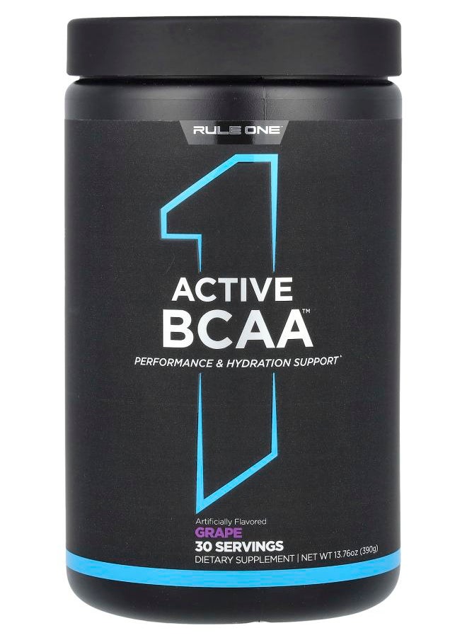 Rule One Proteins - Active BCAA Grape 13.76 oz (390 g) - Image 1
