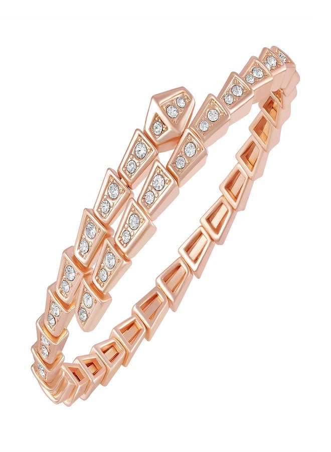 Mahi Eternal Love Delightful Kada Bracelet with White Crystals for women (BR1100449ZWhi) - Image 3