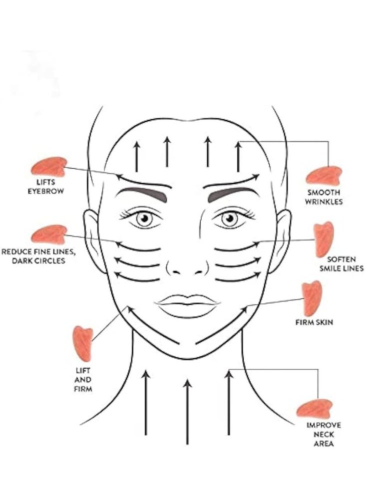 BEYTOR Jade Roller & Gua Sha Facial Massage Set – Cooling Face Tool for Puffiness, Firming, Jawline Sculpting & Daily Skin Care – Natural Stone Beauty Set for Women & Men - Image 5