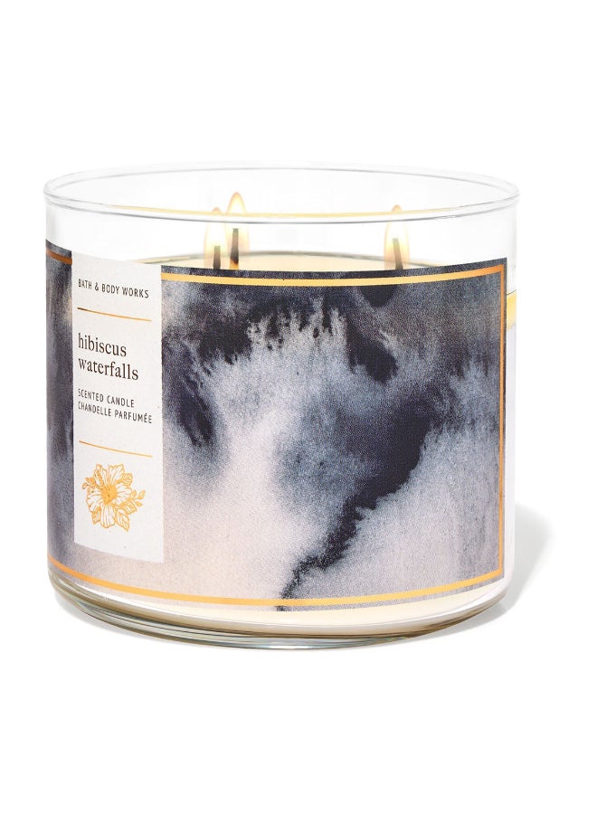 Bath & Body Works Hibiscus Waterfalls 3-Wick Candle 