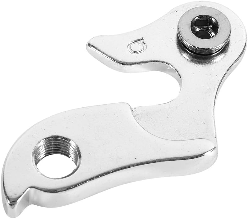 comfrt Bicycle Frame Tail Hook, Aluminium Alloy Bike Rear Derailleur Hanger Dropout Lug Pull Hook with Screw - Image 2