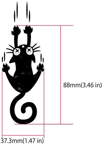 Inlaystickers Inlay Cat Guitar and Bass Musical Instruments Sticker/Decal (B-300RC-BP) - Image 4