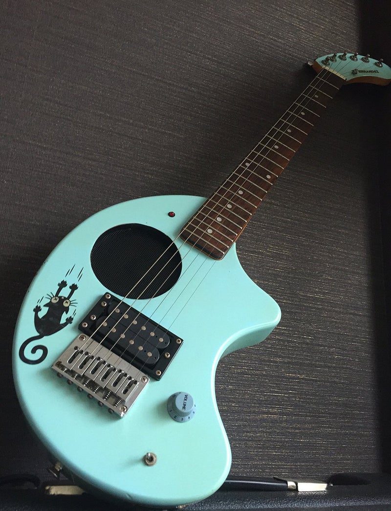 Inlaystickers Inlay Cat Guitar and Bass Musical Instruments Sticker/Decal (B-300RC-BP) - Image 2