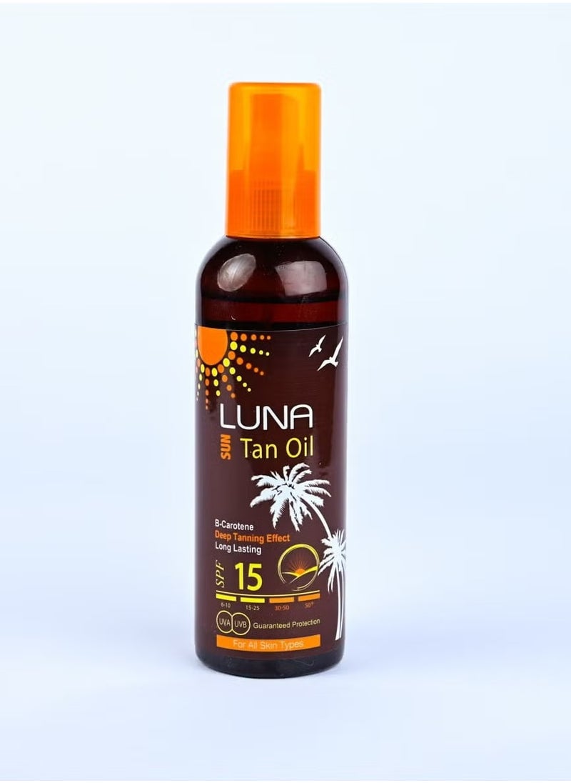Luna Luna Sun Tan Oil SPF 15 - 200ml  - Image 2