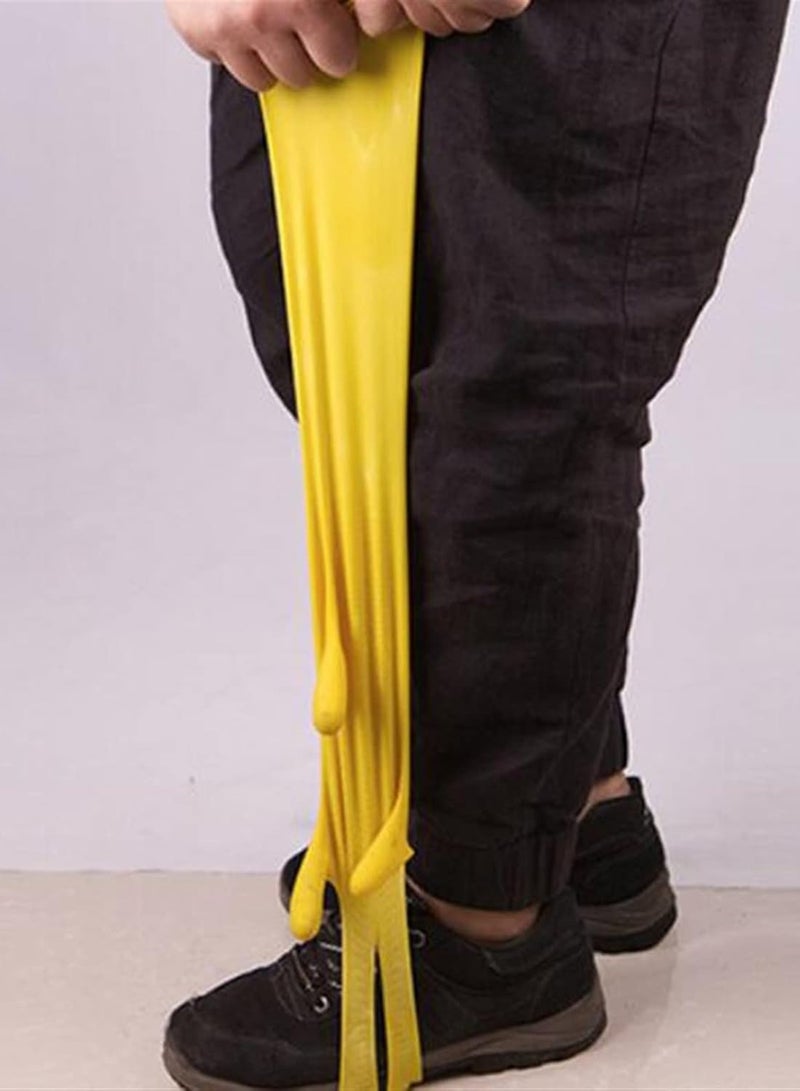 ON MART Kitchen Gloves For Washing Dishes, Reusable Cleaning Dishwashing Rubber Hand Glove, Stretchable Gloves for Cleaning Long Dish Glove, Household Chores, Hygienic Cleaning of Kitchen Accessories (Yellow) - Image 5