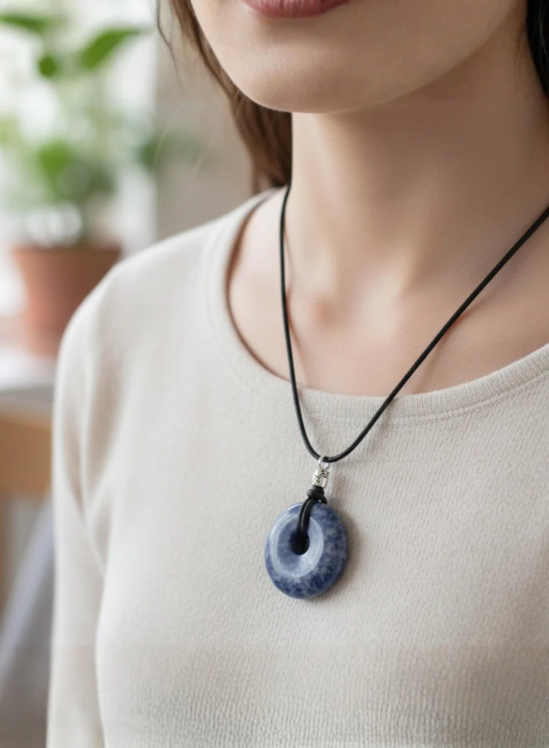 British Fossils قلادة الأبراج برج القوس بالسوداليت