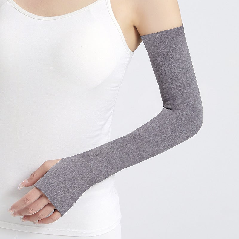 Thin German Velvet Sleeves For Men And Women In Air-Conditioned Rooms To Protect Wrists, Elbow Joints And Arms To Keep Warm In - Image 1