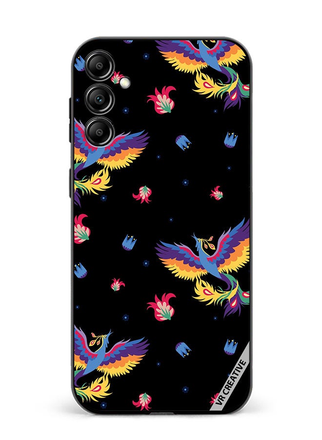 VR CREATIVE Protective Case Cover For Samsung Galaxy A14 5G/A14 Bird And Flowers For Bed Linen Design Multicolour - Image 1